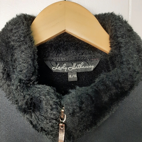 Lady Hathaway Faux Leather Winter Jacket - Picture 3 of 7